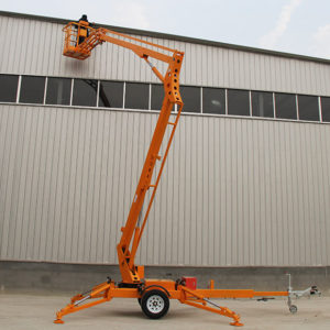 Towable boom lift from XYZLIFT stock